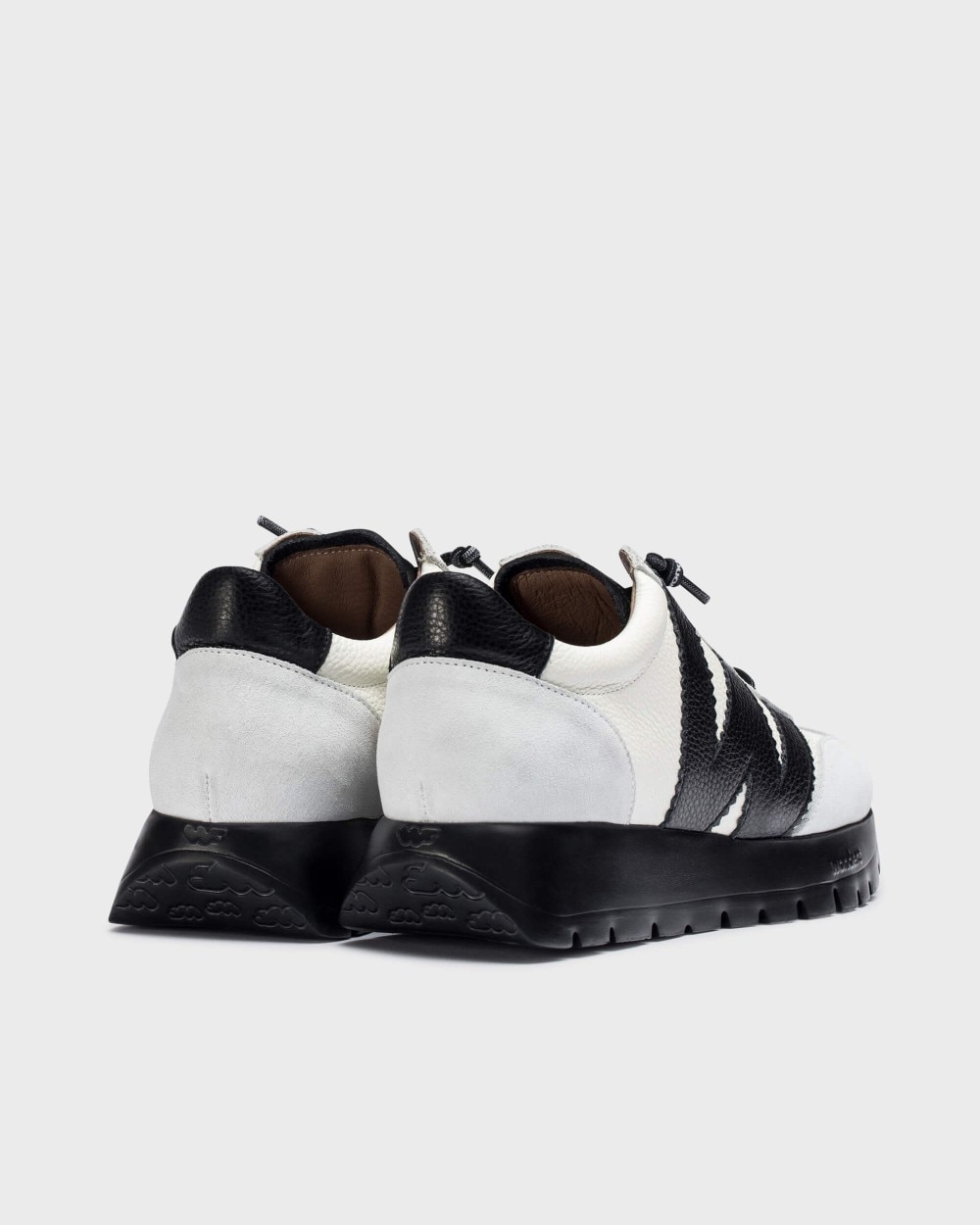 Zapatillas deportiva de mujer en piel odisei 76 wonders - Blanco Blanco-3