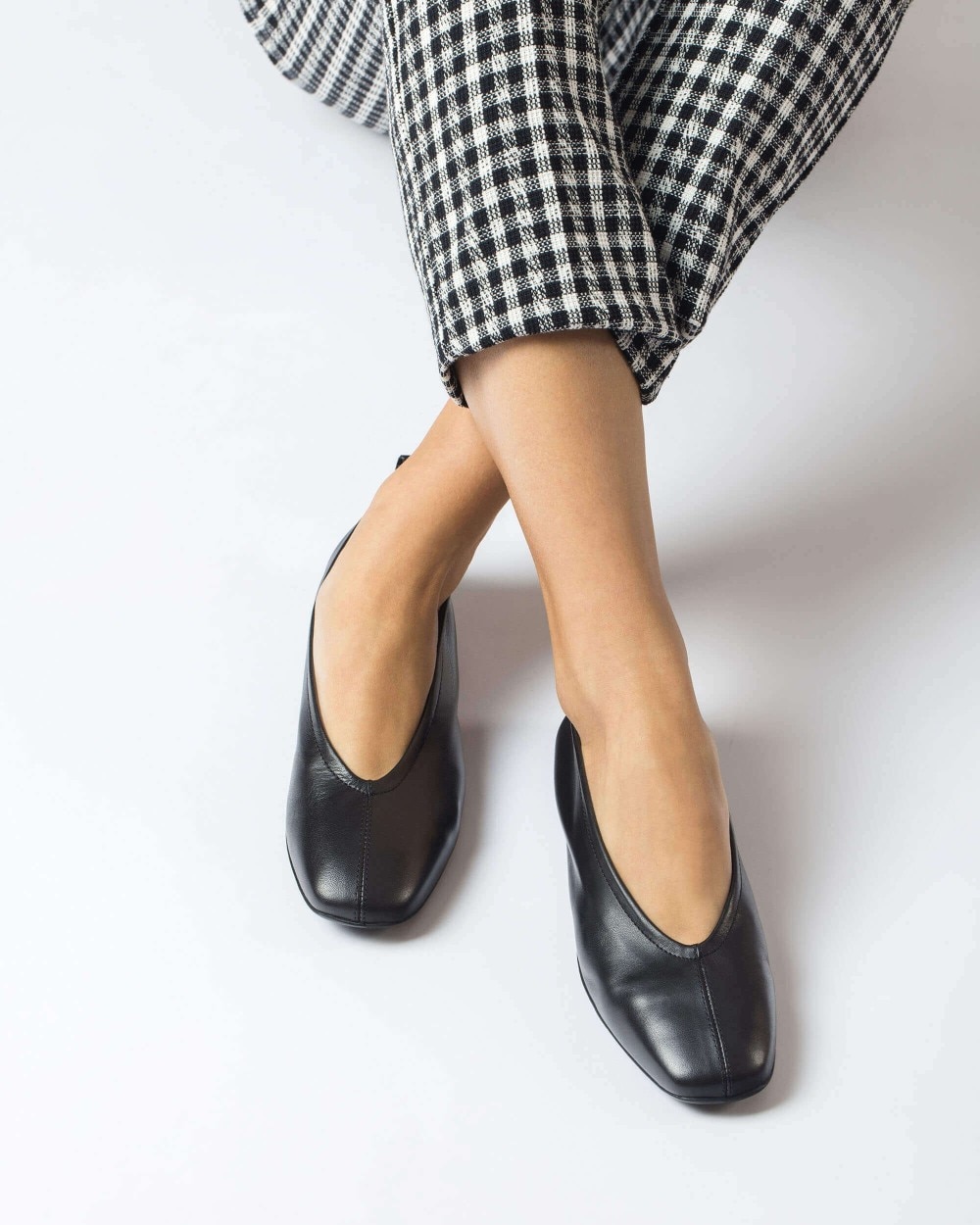 Bailarina de mujer en piel pepa wonders - Negro Negro-2