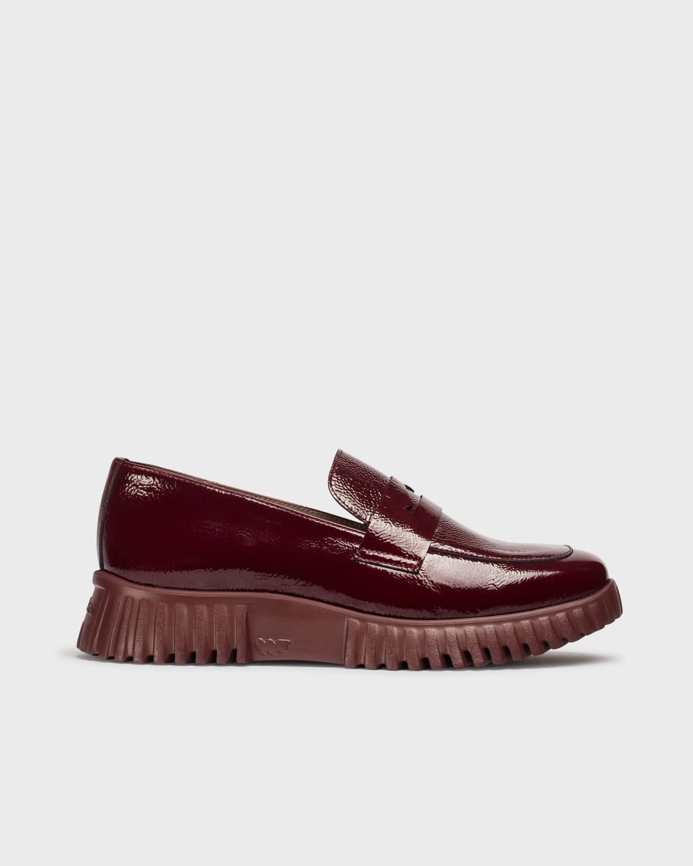 Imagen 0 de Mocasines de mujer en piel flexfly 02 wonders Burdeos