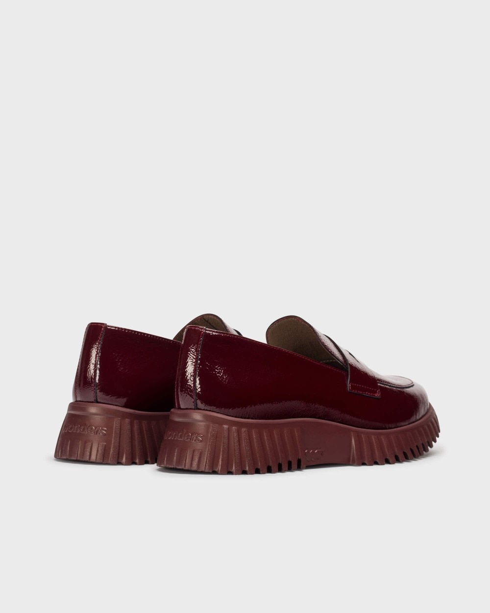 Mocasines de mujer en piel flexfly 02 wonders - Burdeos Burdeos-3