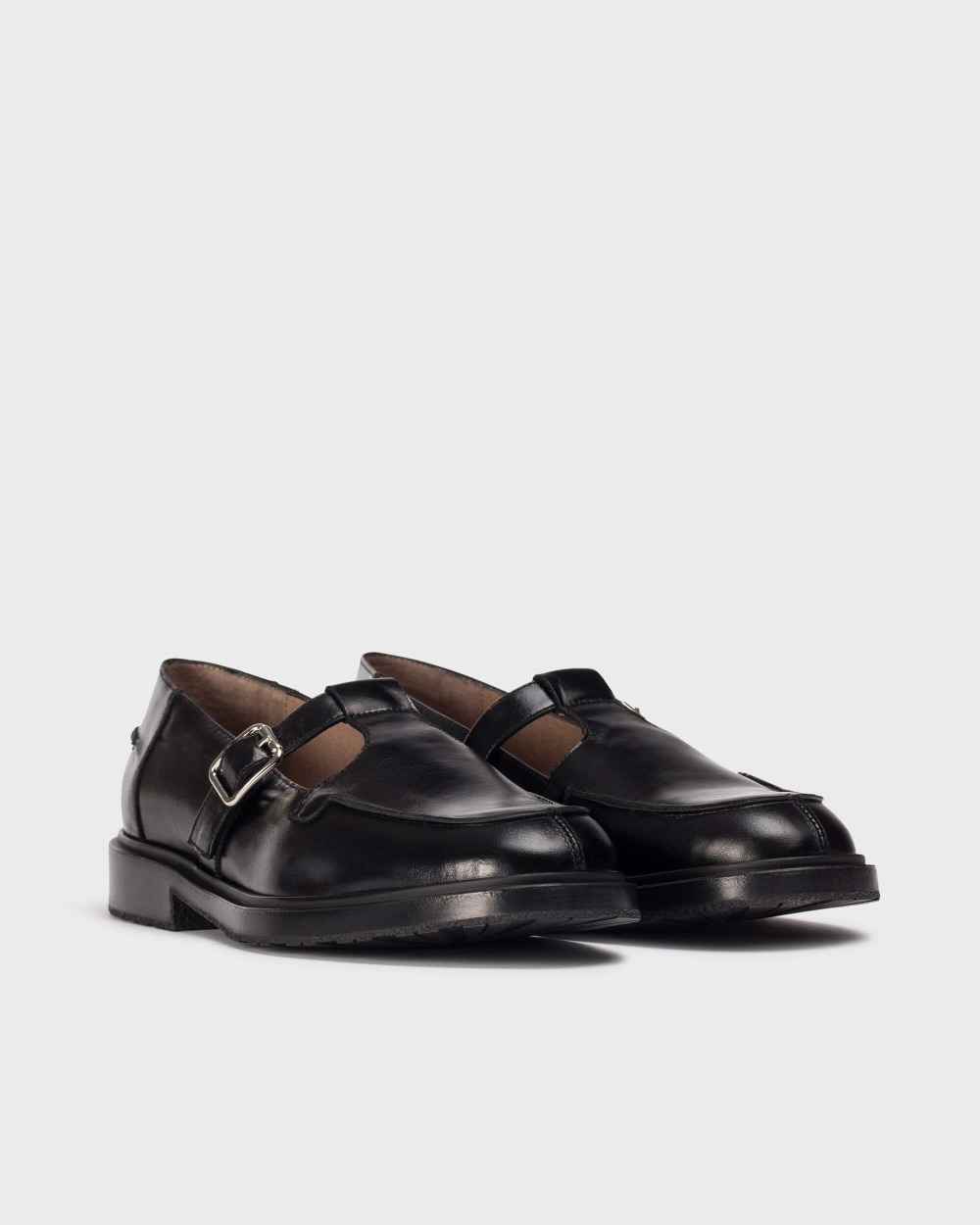 Merceditas de mujer en piel eva 61 wonders - Negro Negro-4
