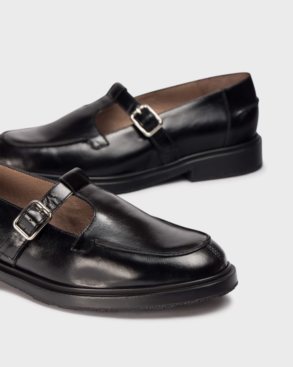 Merceditas de mujer en piel eva 61 wonders - Negro Negro-5