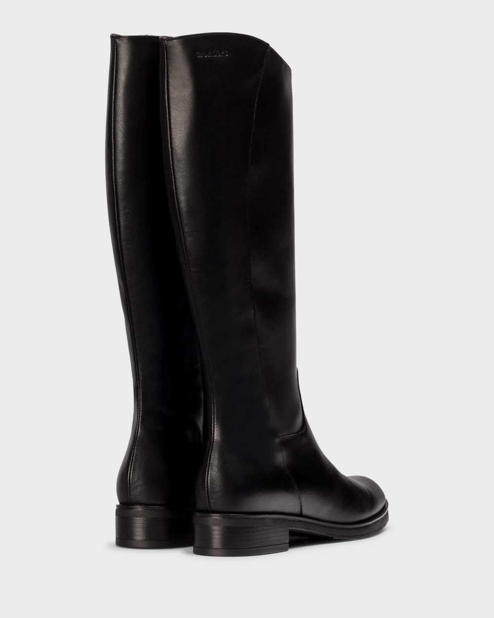 Botas de mujer en piel codigree 01 wonders - Negro Negro-3
