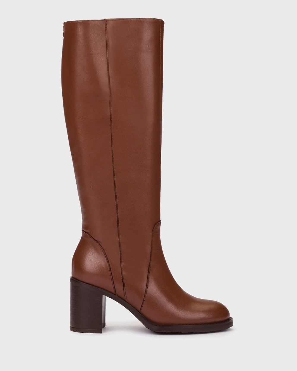 Botas de mujer en piel xl remache 06 wonders - Marrón Marrón-1