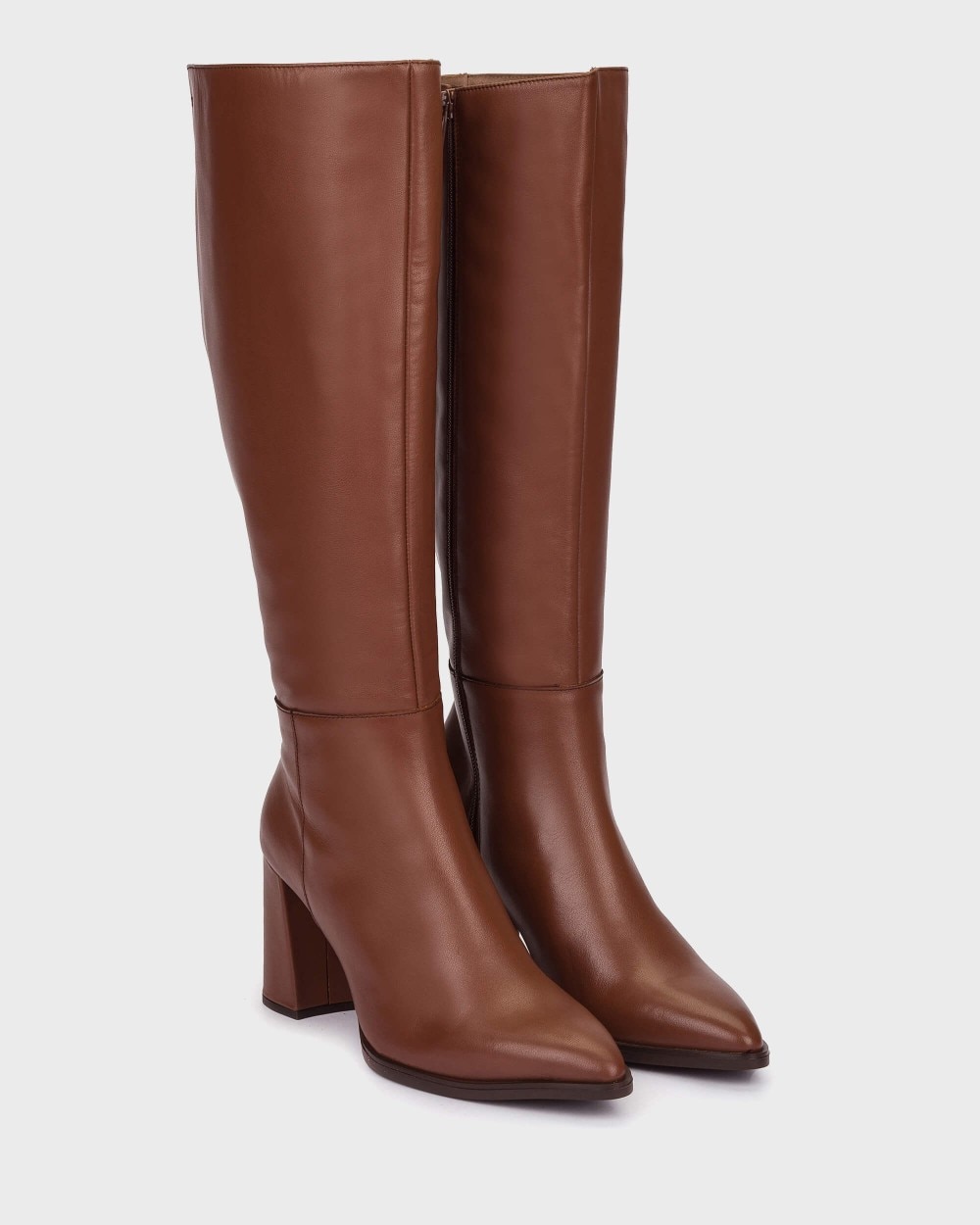 Botas de mujer en piel aurora 08 xl wonders - Marrón Marrón-2