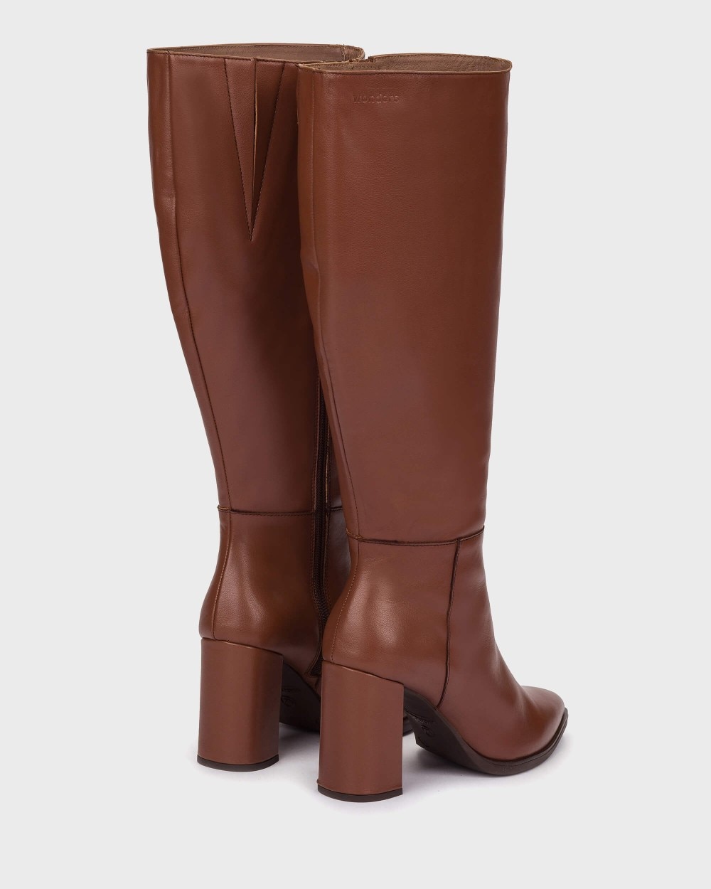 Botas de mujer en piel aurora 08 xl wonders - Marrón Marrón-3