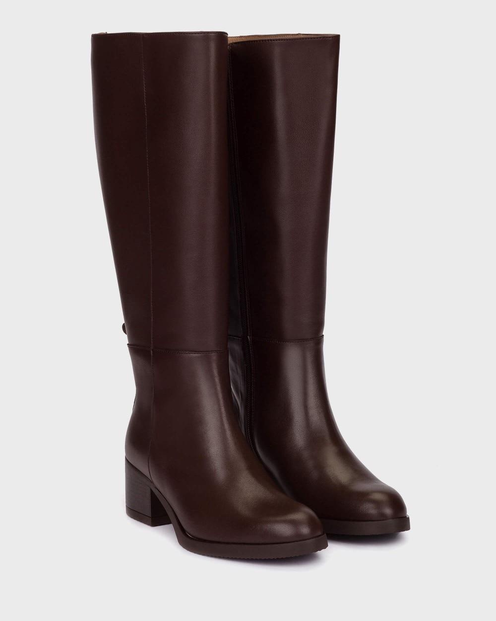 Botas de mujer en piel santafé 15 wonders - Marrón Marrón-2