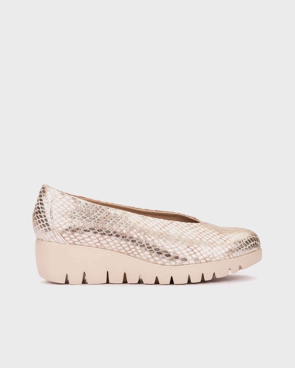 Wonders - Zapatos con cuña de mujer en piel.