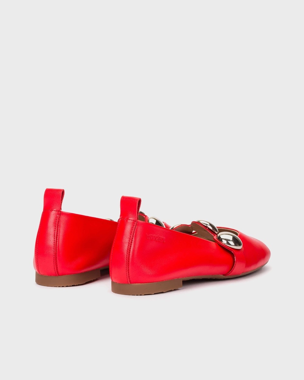 Bailarinas de mujer en piel - Wonders - Rojo Rojo-4
