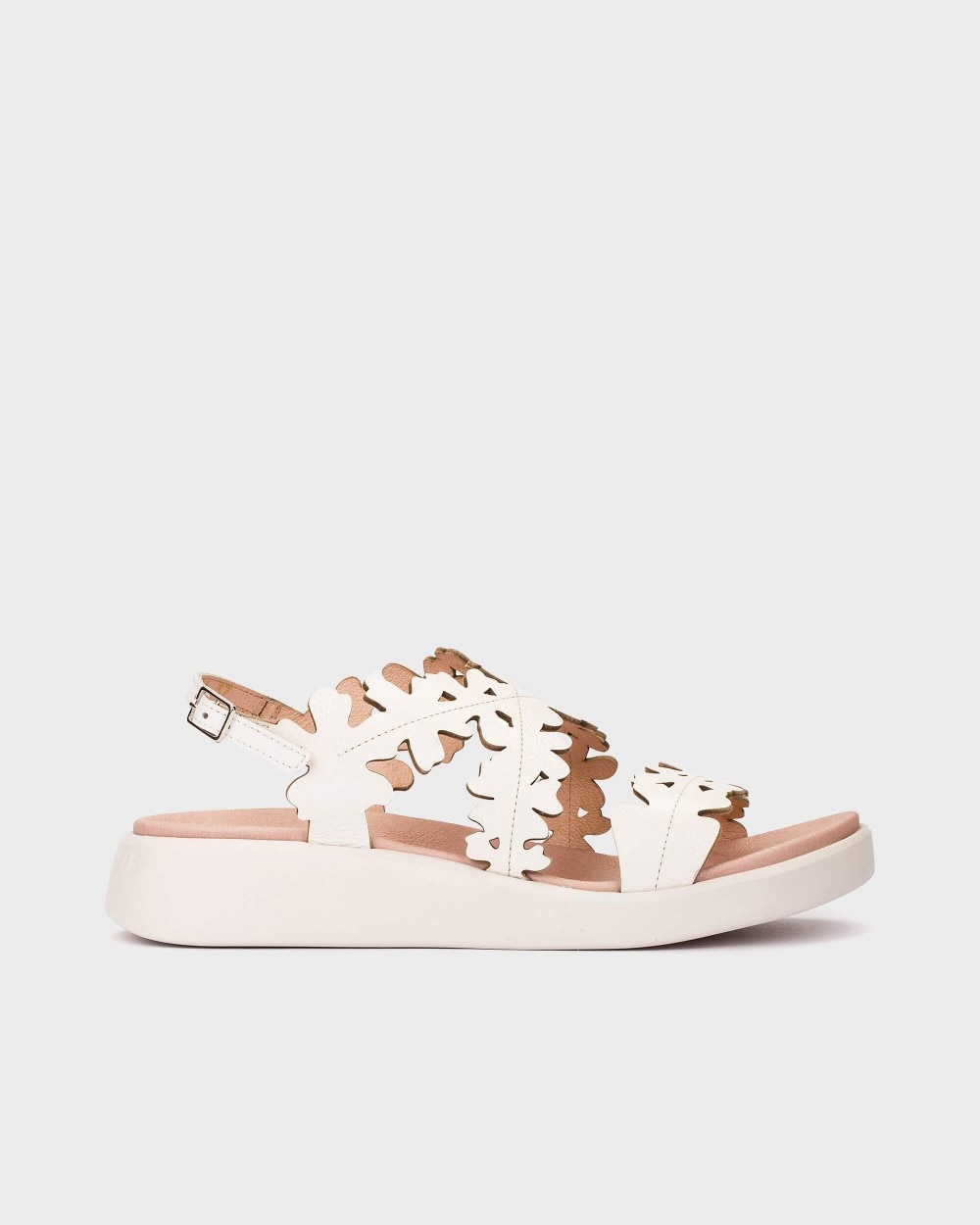 Wonders - Sandalias planas de mujer de piel.
