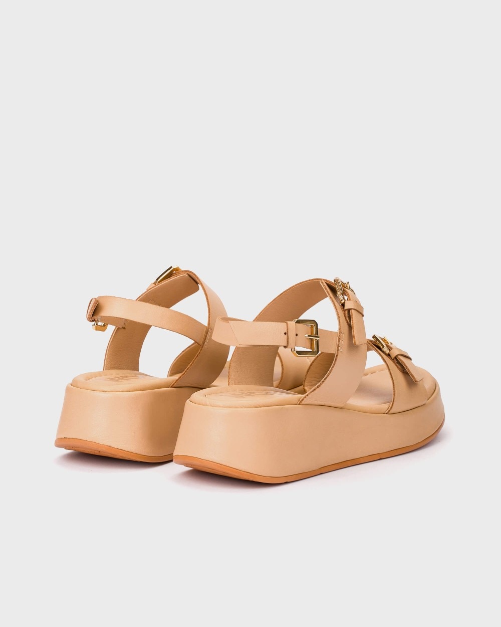 Wonders - Sandalias con tiras plataforma de mujer en piel yuna 57 wonders.