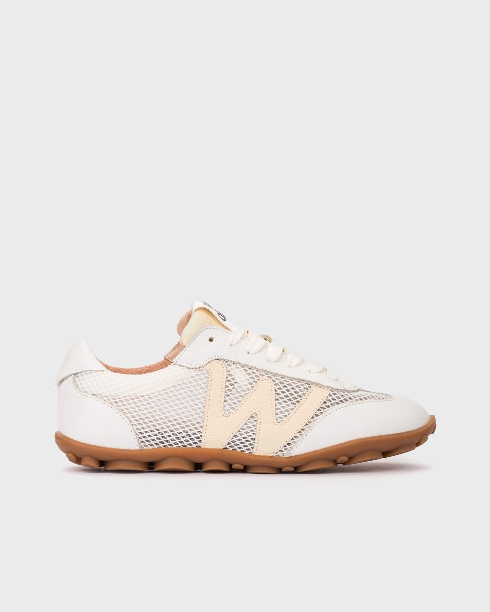 Zapatillas deportivas de mujer de piel - Wonders - Blanco Blanco-1