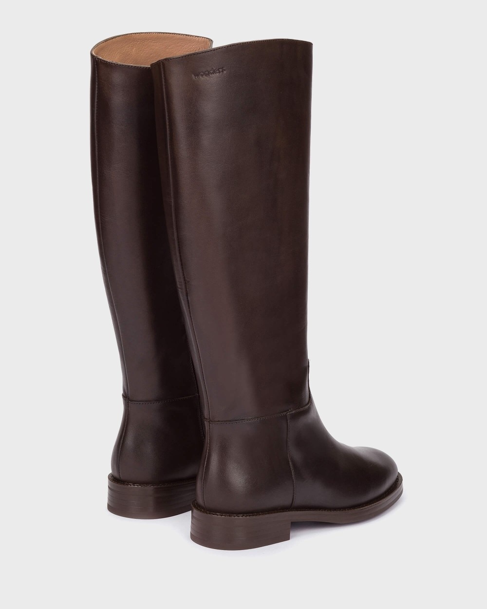 Imagen 3 de Botas de mujer en piel alzada 03 wonders - Marrón oscuro Marrón oscuro