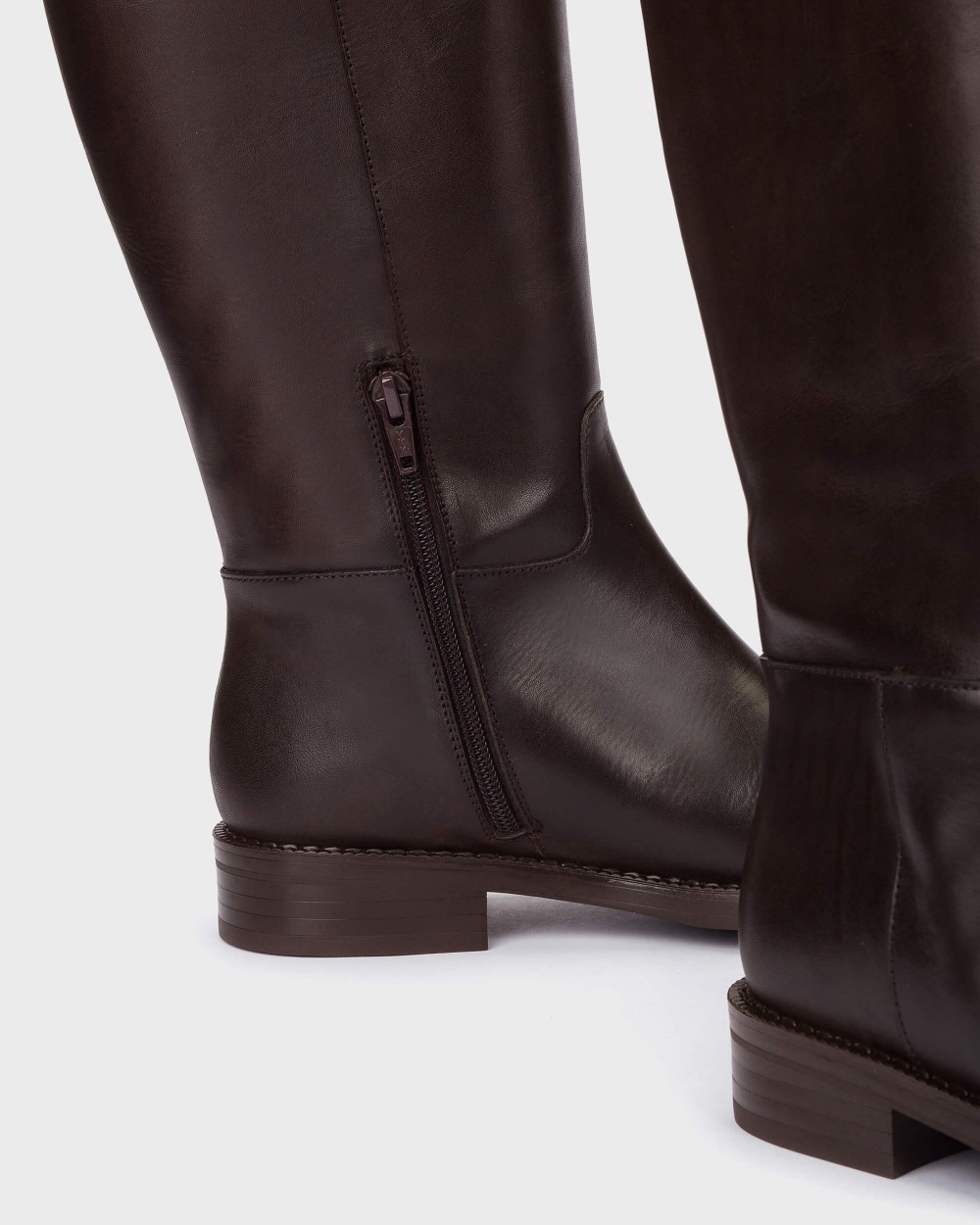 Imagen 4 de Botas de mujer en piel alzada 03 wonders - Marrón oscuro Marrón oscuro