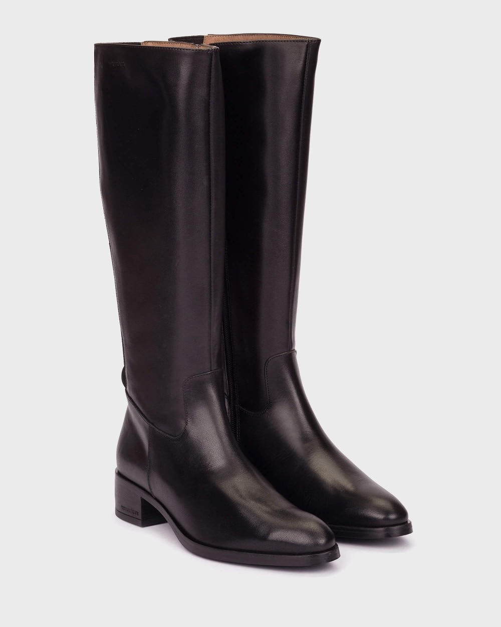 Botas de mujer en piel bonjour 08 wonders - Negro Negro-2