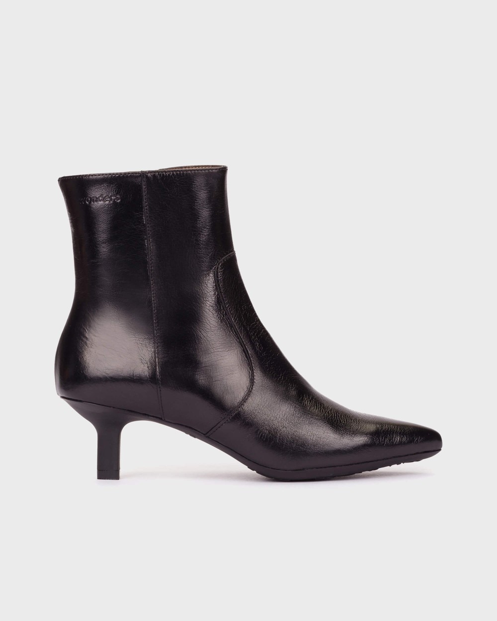 Botines de mujer en piel flexfit 11 wonders - Negro Negro-1