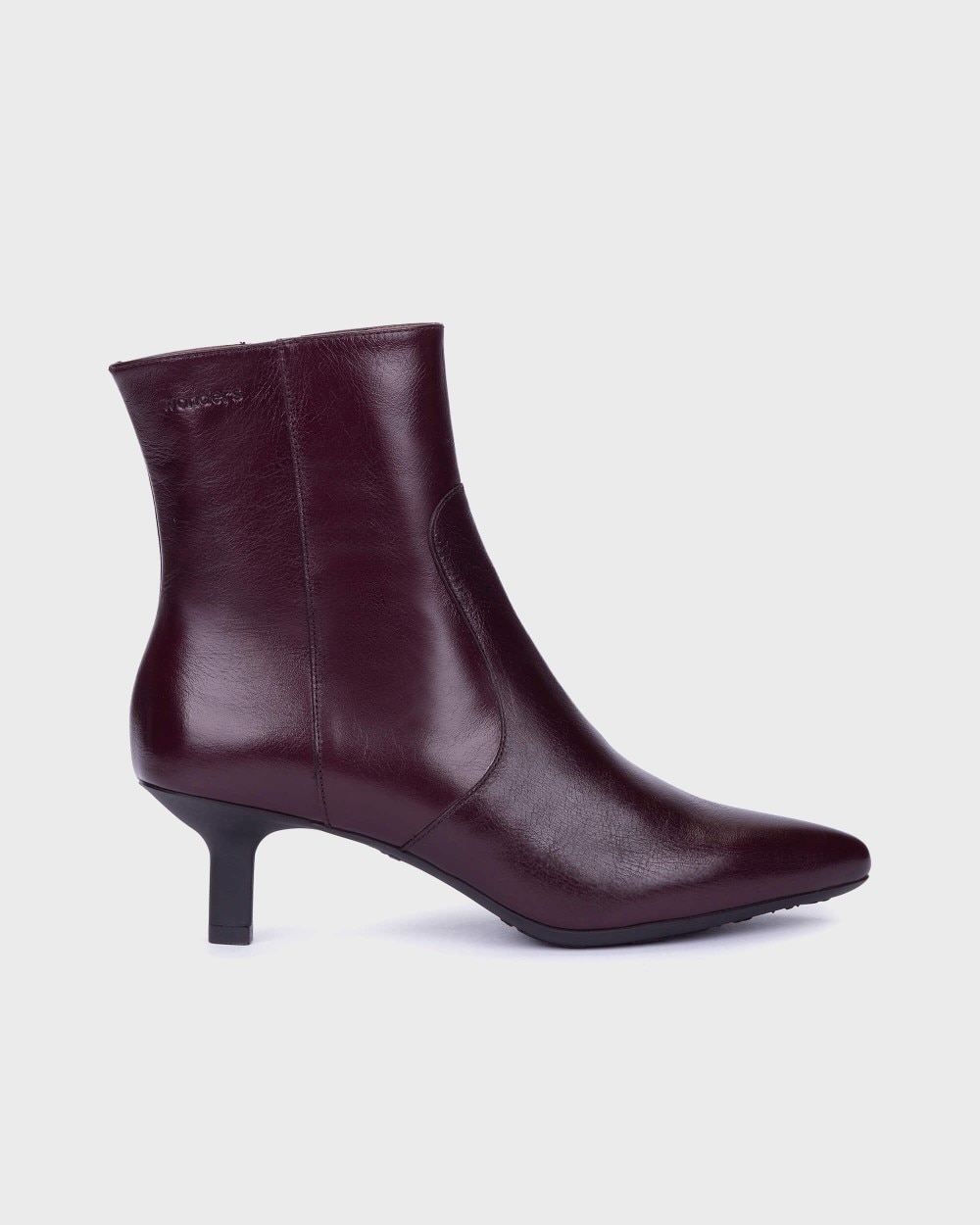 Botines de mujer en piel flexfit 11 wonders - Burdeos Burdeos-1