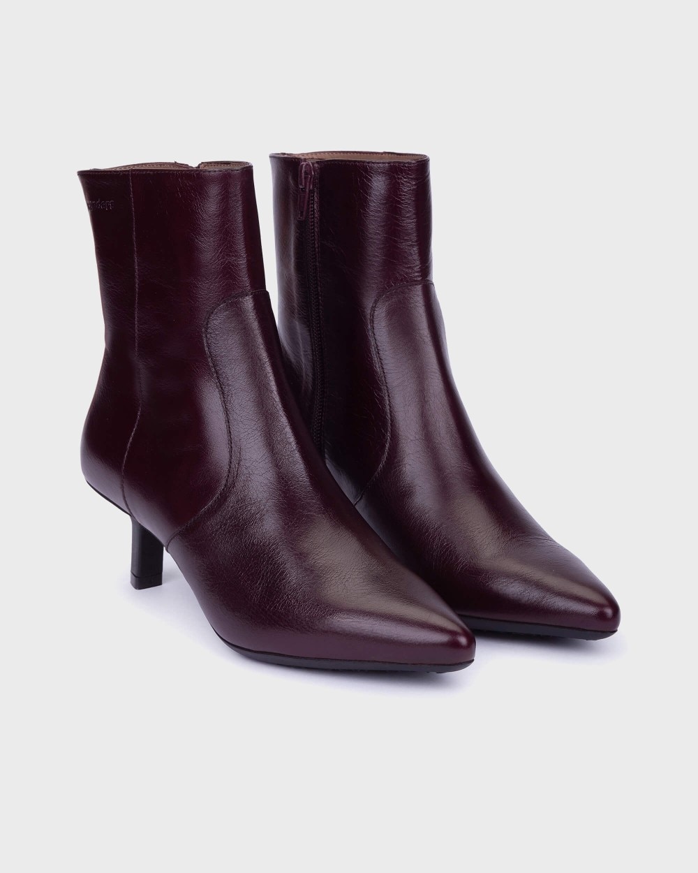 Botines de mujer en piel flexfit 11 wonders - Burdeos Burdeos-3