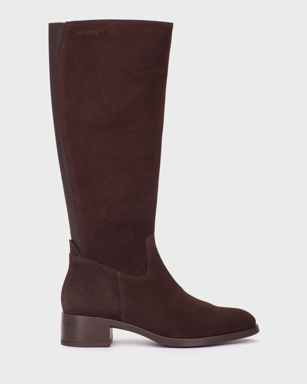 Botas de mujer en piel bonjour 08 wonders - Marrón oscuro Marrón oscuro-1