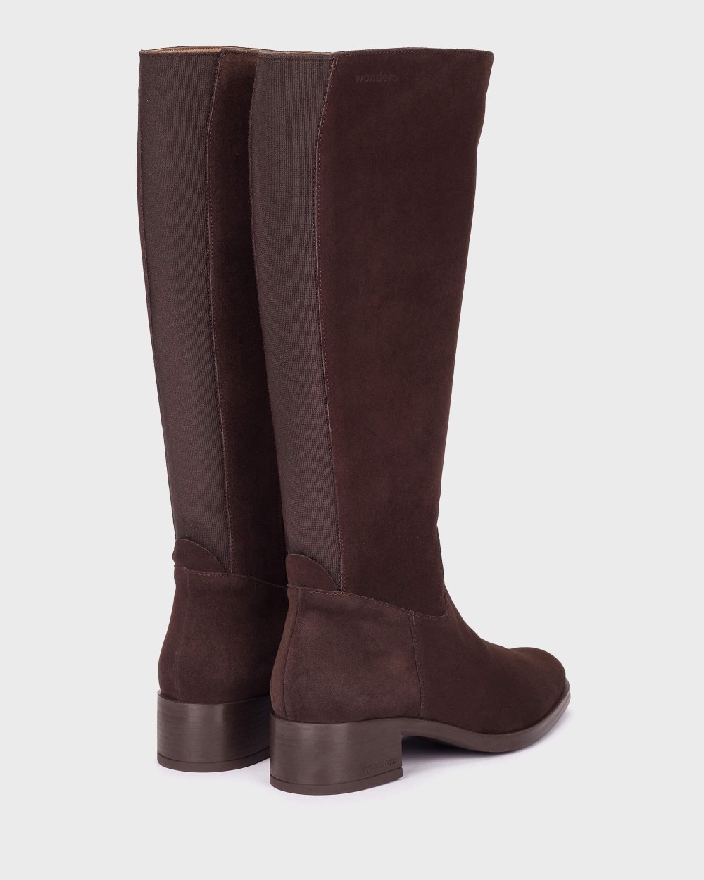 Botas de mujer en piel bonjour 08 wonders - Marrón oscuro Marrón oscuro-3