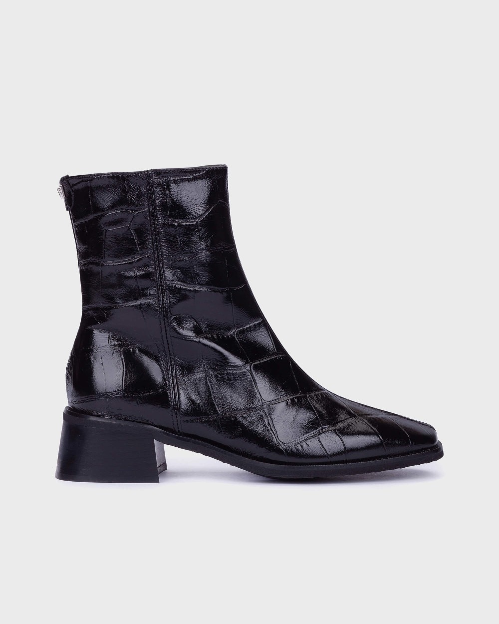 Botines de mujer en piel ayla 01 coco wonders - Negro Negro-1