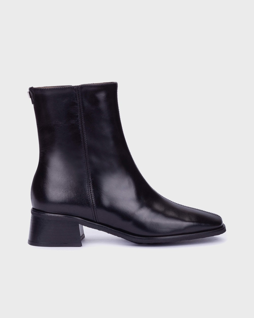 Botines de mujer en piel ayla 01 wonders - Negro Negro-1