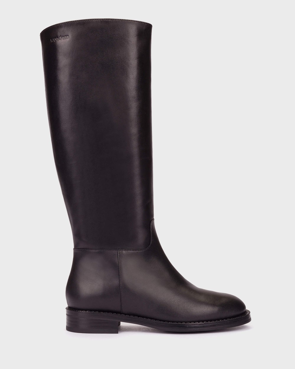 Botas de mujer en piel alzada 03 wonders - Negro Negro-1