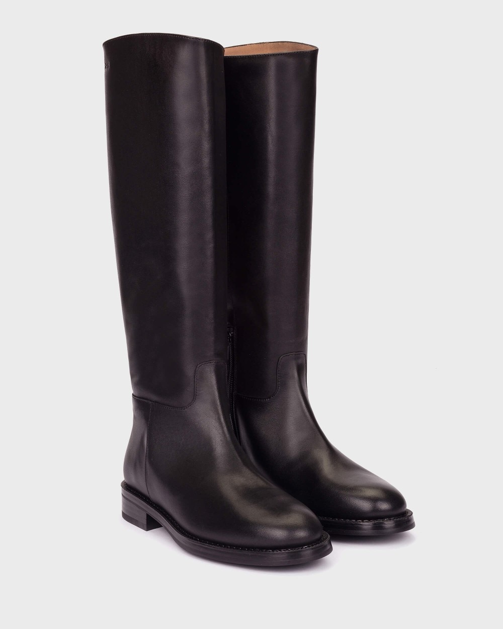 Botas de mujer en piel alzada 03 wonders - Negro Negro-2