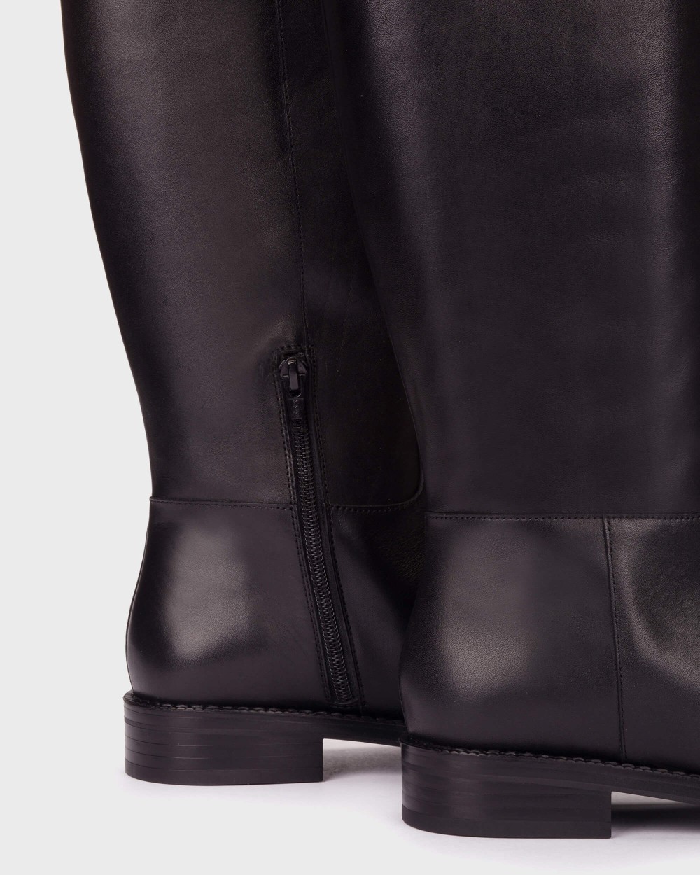 Botas de mujer en piel alzada 03 wonders - Negro Negro-4