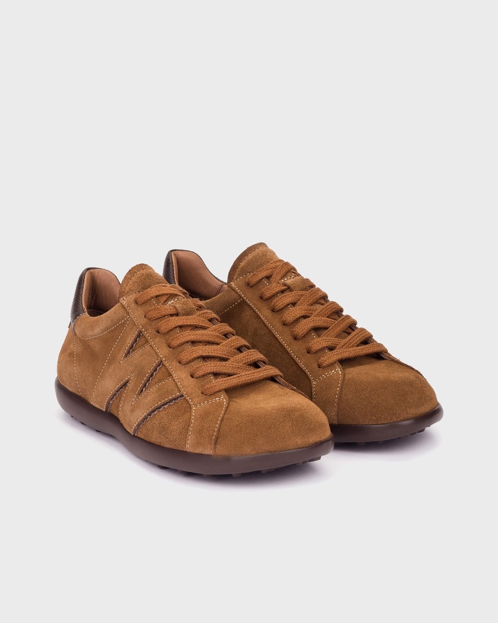 Zapatillas deportiva de mujer en piel flyfit 10 wonders - Marrón Marrón-3