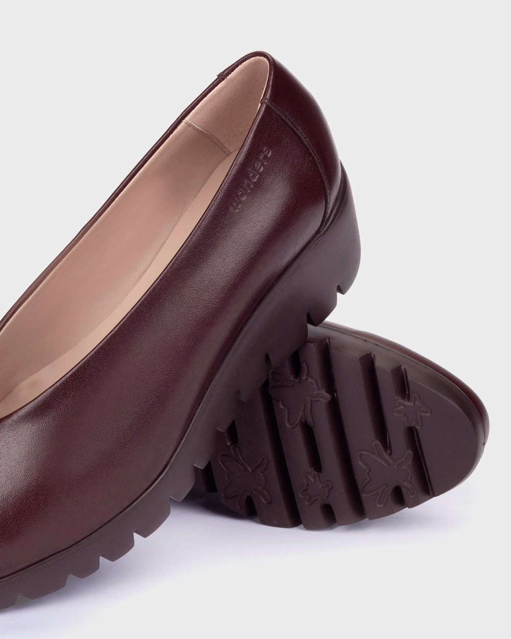 Zapatos de salón de mujer en negro - Wonders - Marrón Marrón-4