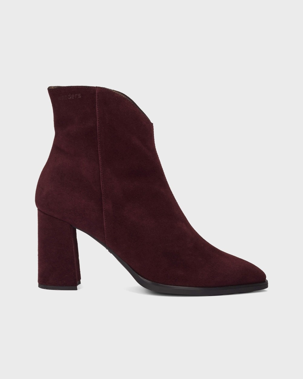 Botines de mujer en piel aurora 44 wonders - Burdeos Burdeos-1
