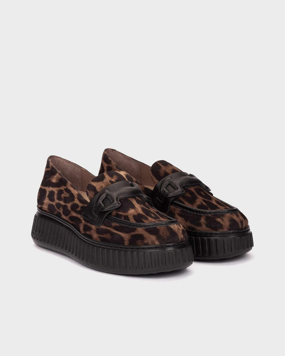 Mocasines de mujer en piel xfly 03 wonders - Marrón Marrón-3