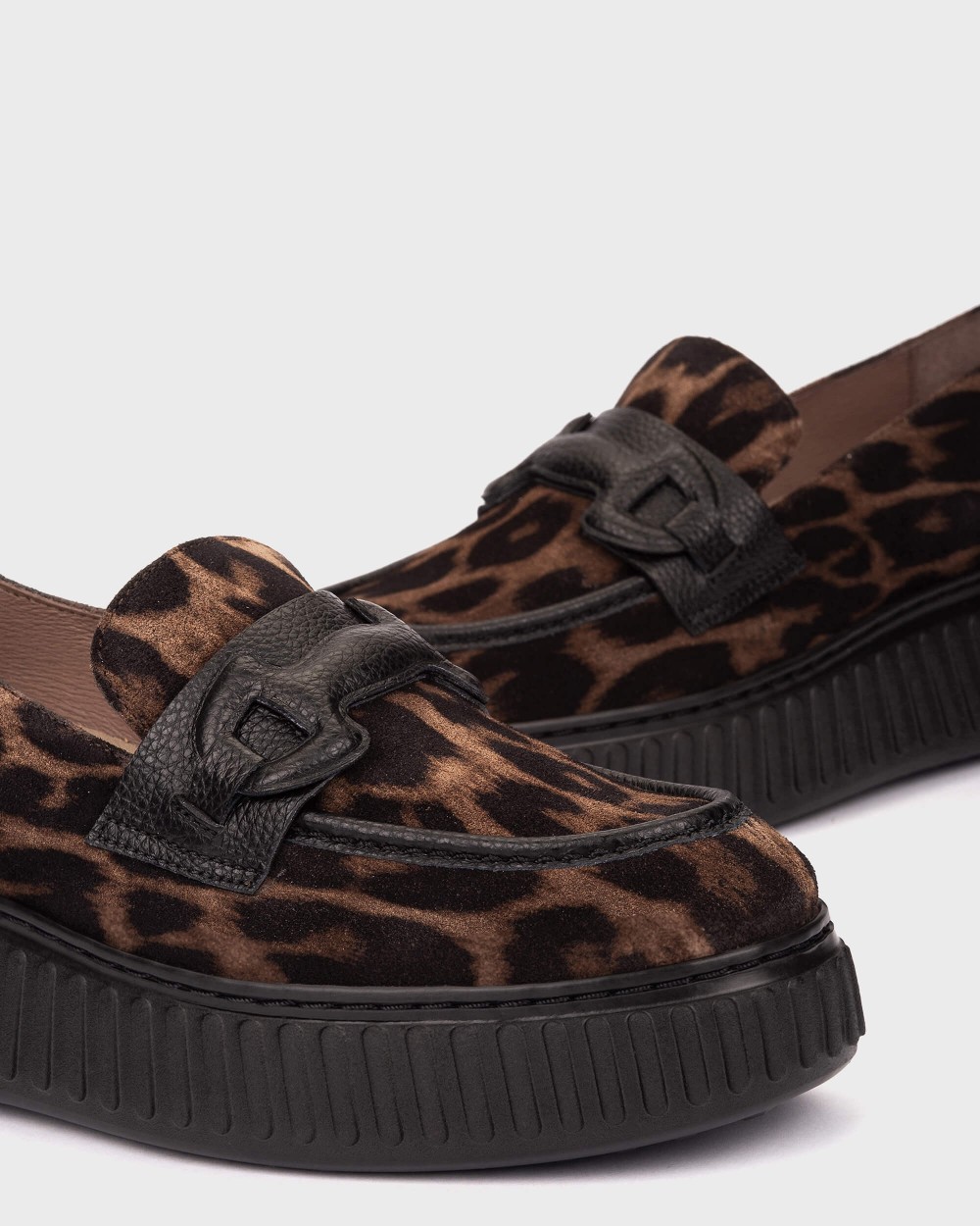 Mocasines de mujer en piel xfly 03 wonders - Marrón Marrón-4