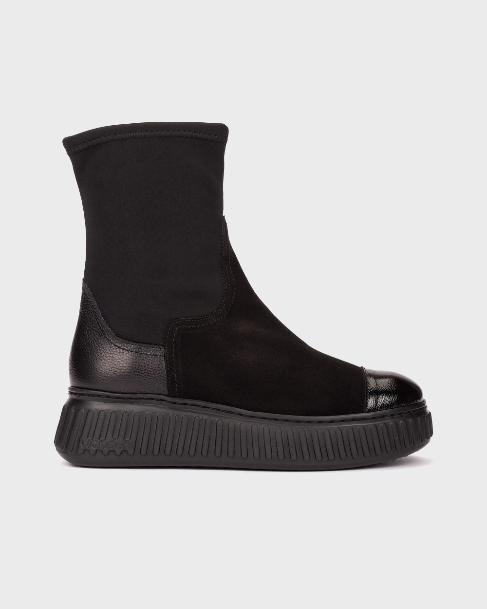 Imagen 0 de Botines de mujer en piel xfly 07 wonders Negro
