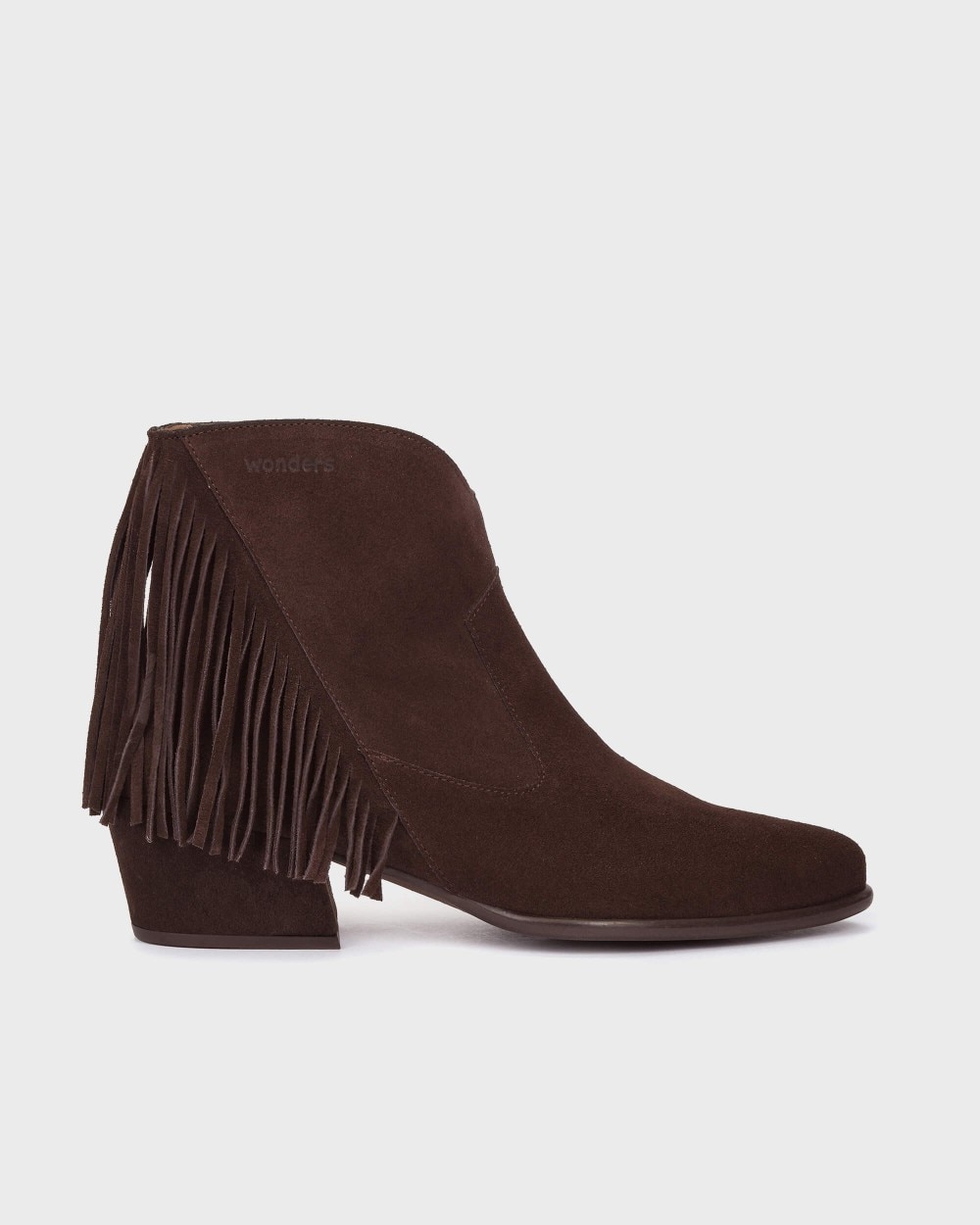 Botines de mujer en piel fei 05 wonders - Marrón oscuro Marrón oscuro-1