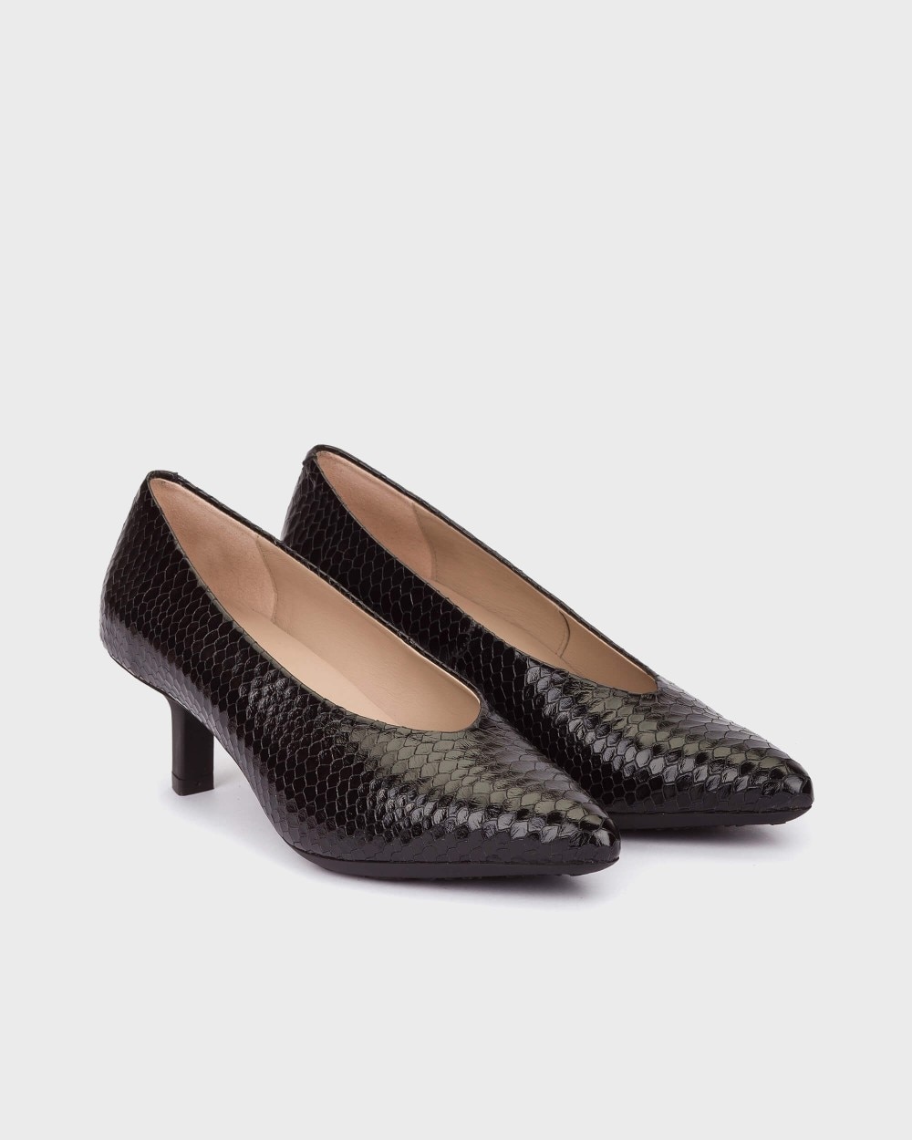 Imagen 3 de Salones de mujer en piel flexifit 41 wonders - Negro Negro