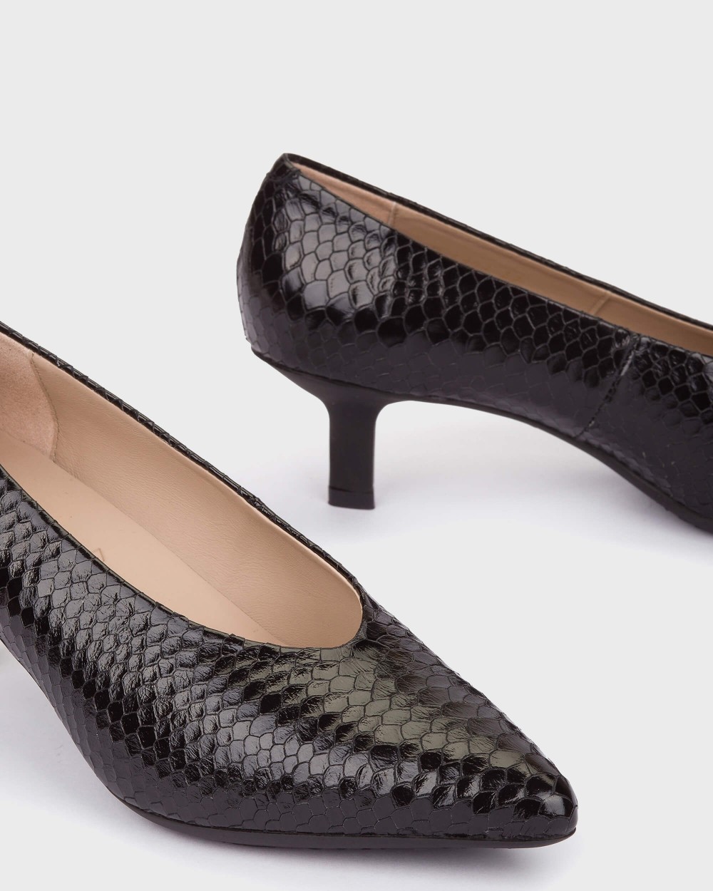 Imagen 4 de Salones de mujer en piel flexifit 41 wonders - Negro Negro