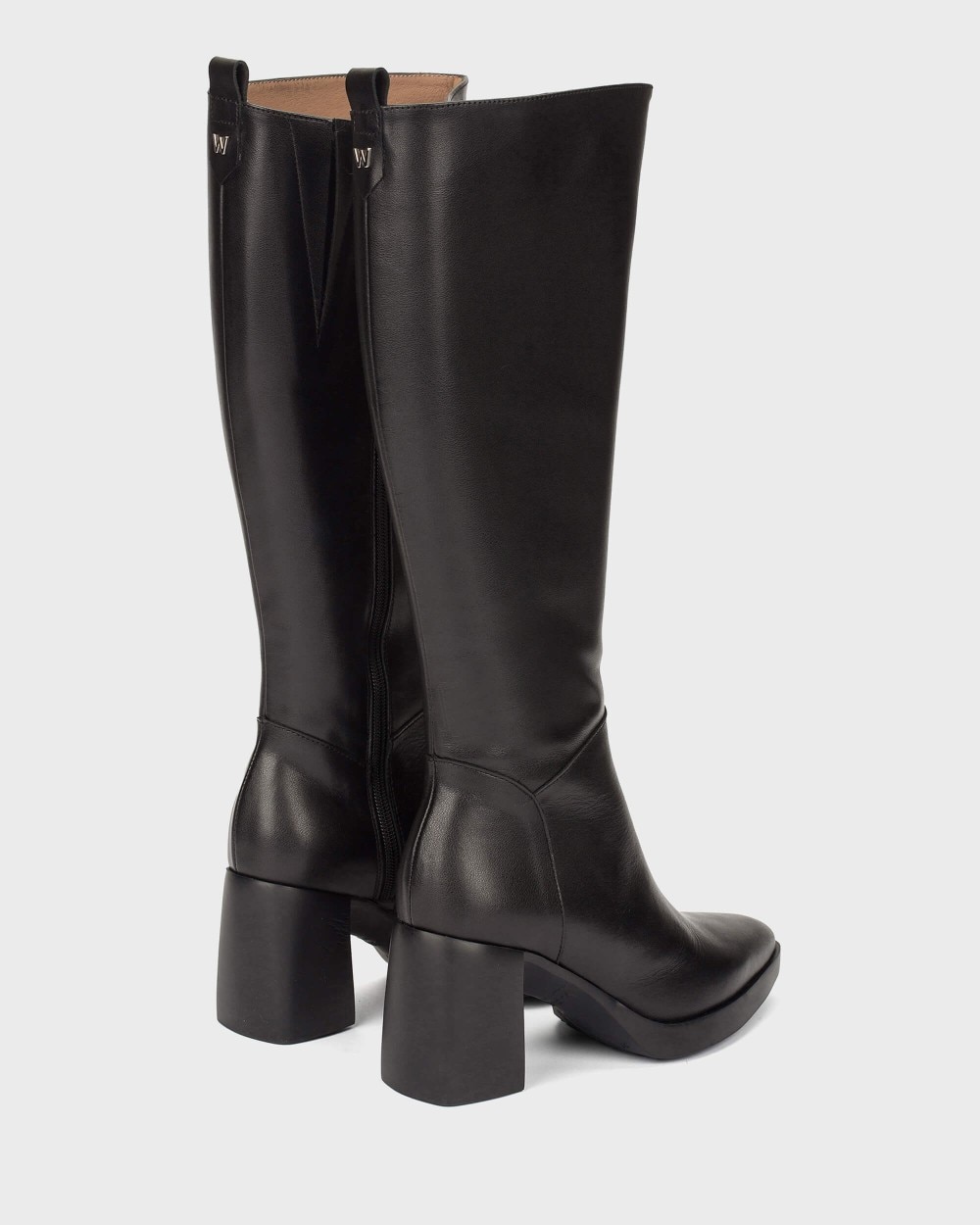 Botas de mujer en piel vera 02 wonders - Negro Negro-3