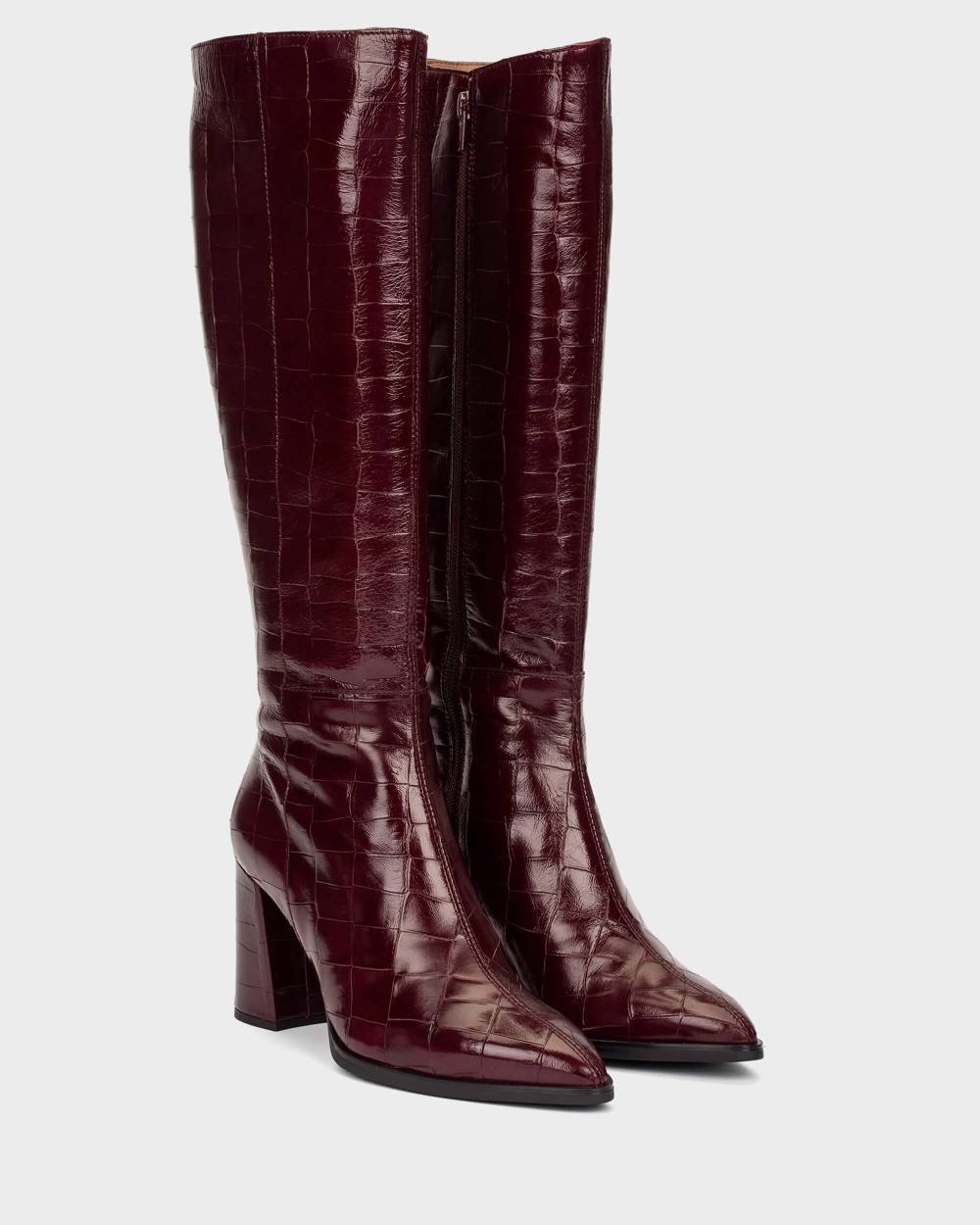 Botas de mujer en piel aurora 42 wonders - Burdeos Burdeos-2