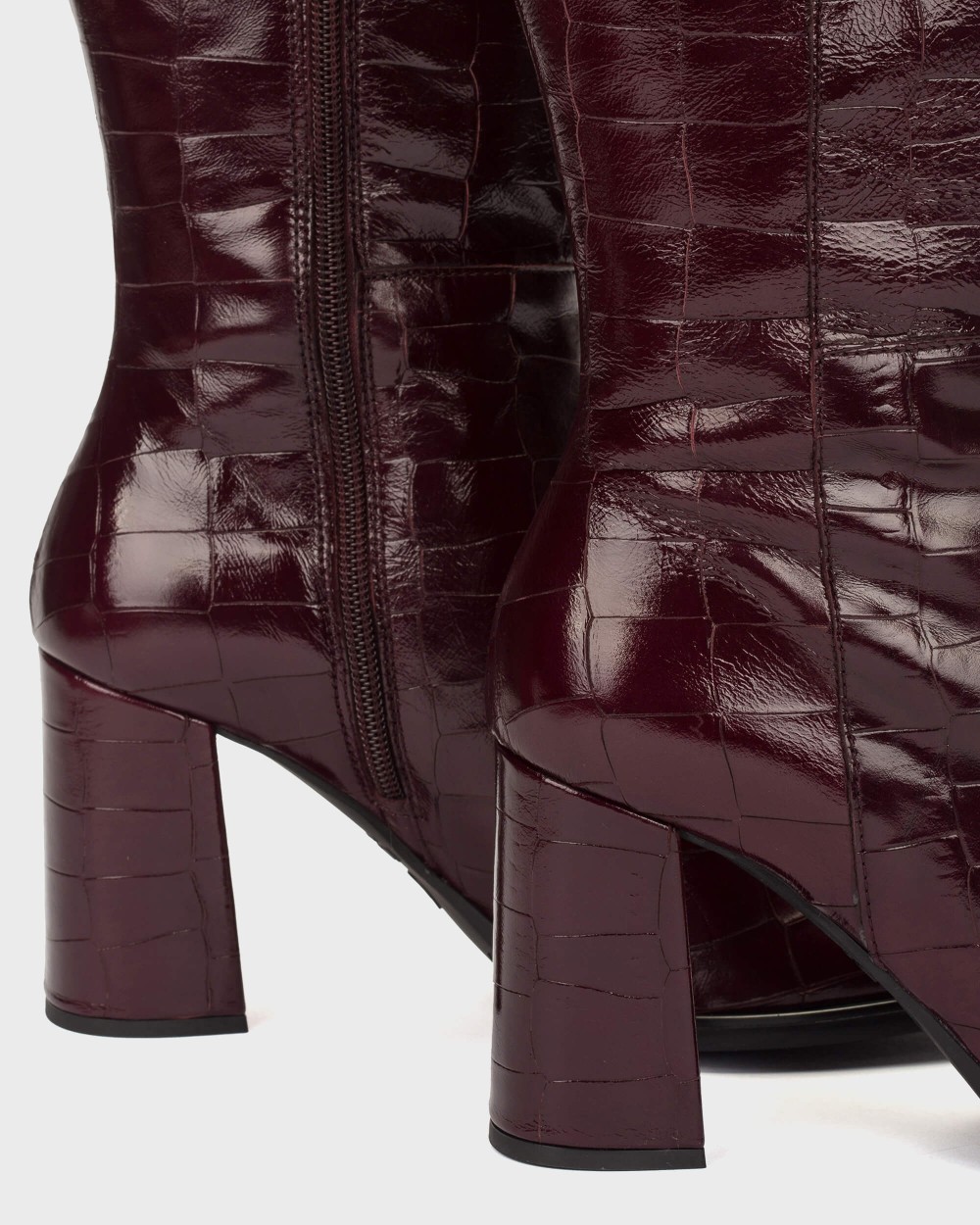 Botas de mujer en piel aurora 42 wonders - Burdeos Burdeos-4