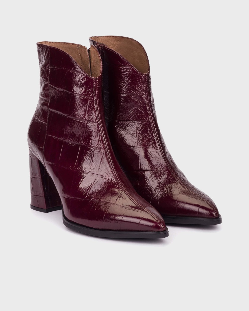 Botines de mujer en piel aurora 44 wonders - Vino Vino-4