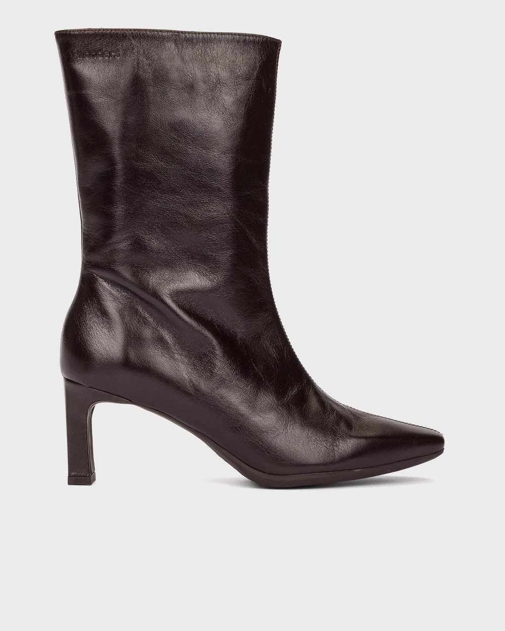 Botines de mujer en piel vita 04 wonders - Marrón oscuro Marrón oscuro-1