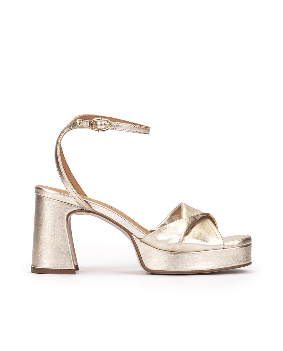 Pedro Miralles - Sandalias de tacón de mujer con plataforma.