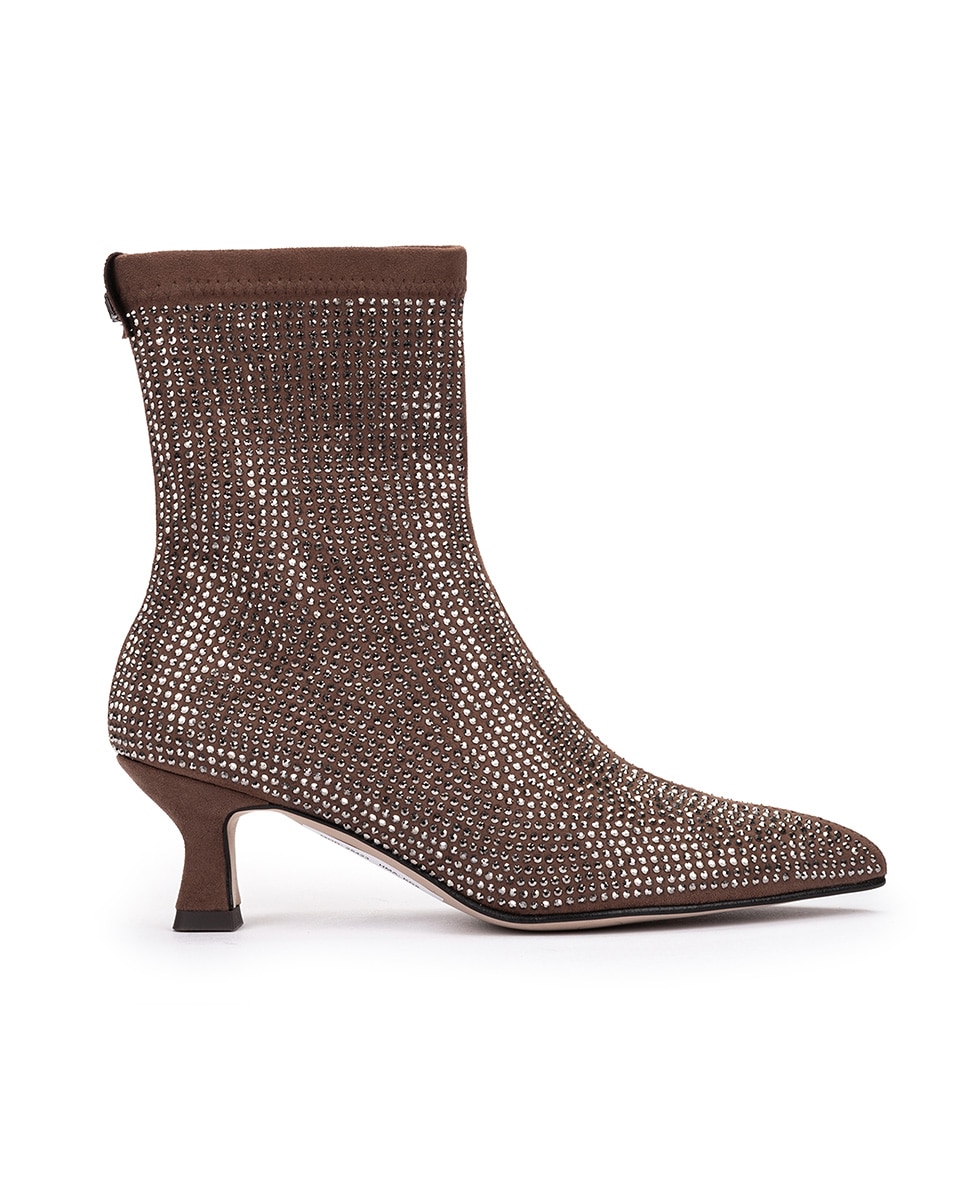 Pedro Miralles - Botines de mujer con tacón y brillos.