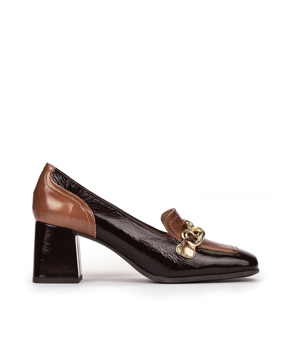 Pedro Miralles - Zapatos de salón de mujer con adorno.