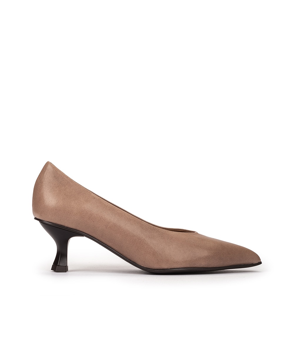Pedro Miralles - Zapatos de salón de mujer de piel con tacón.