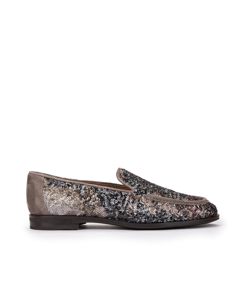 Pedro Miralles - Mocasines de mujer con lentejuelas de colores.