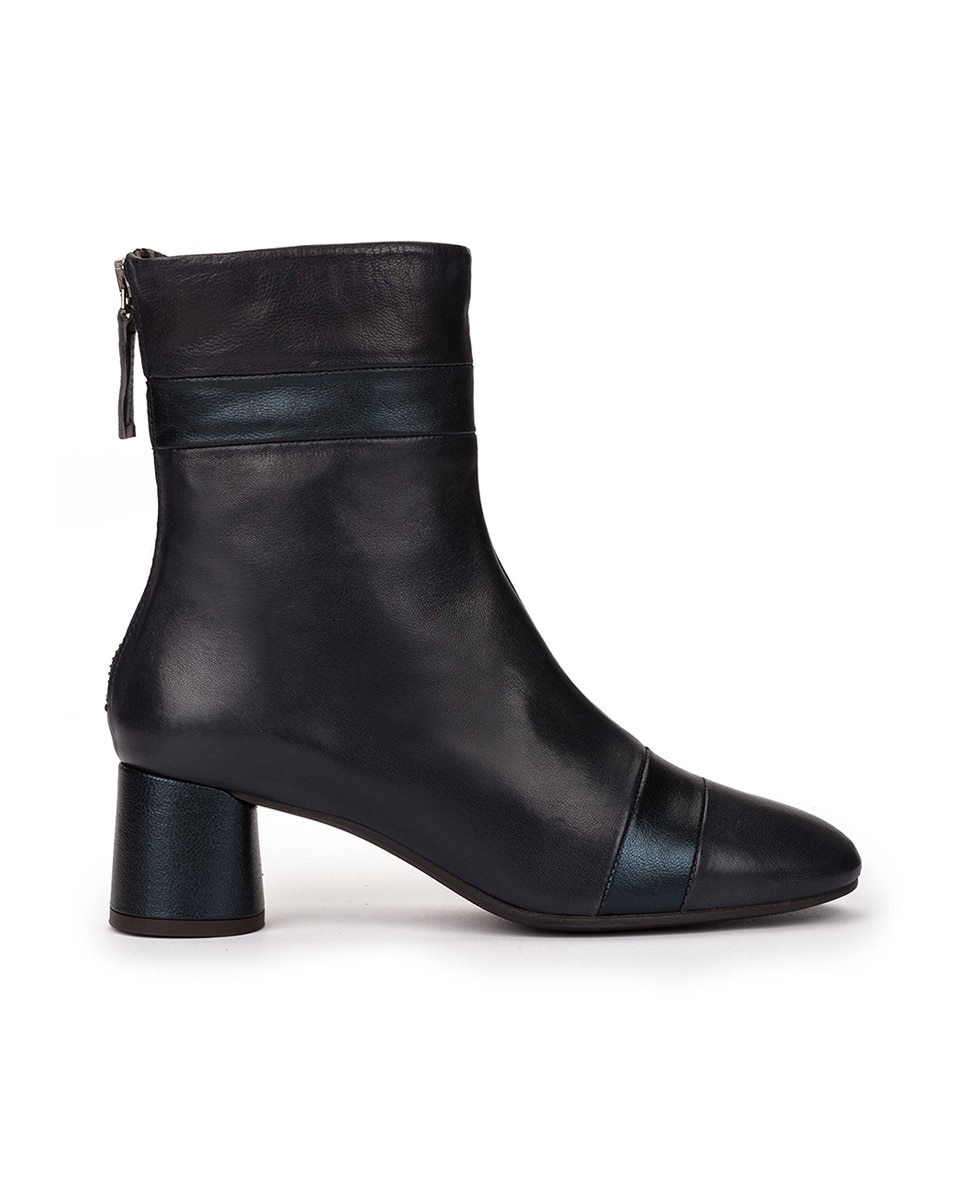 Pedro Miralles - Botines de mujer tricolor con detalles y cremallera.