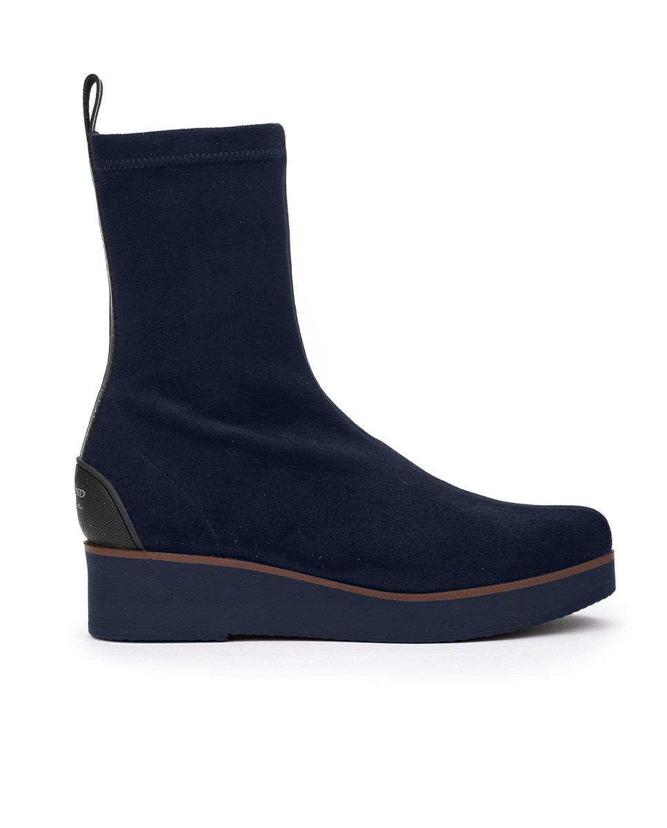 Weekend by Pedro Miralles - Botines de mujer de tejido elástico con plataforma.